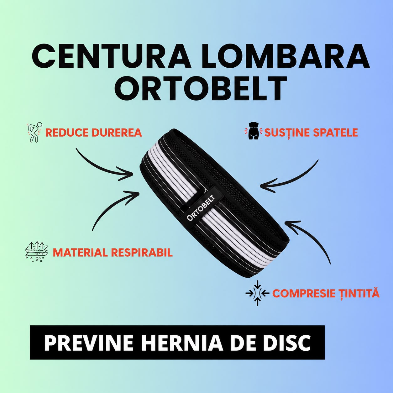 Centura lombara OrtoBelt